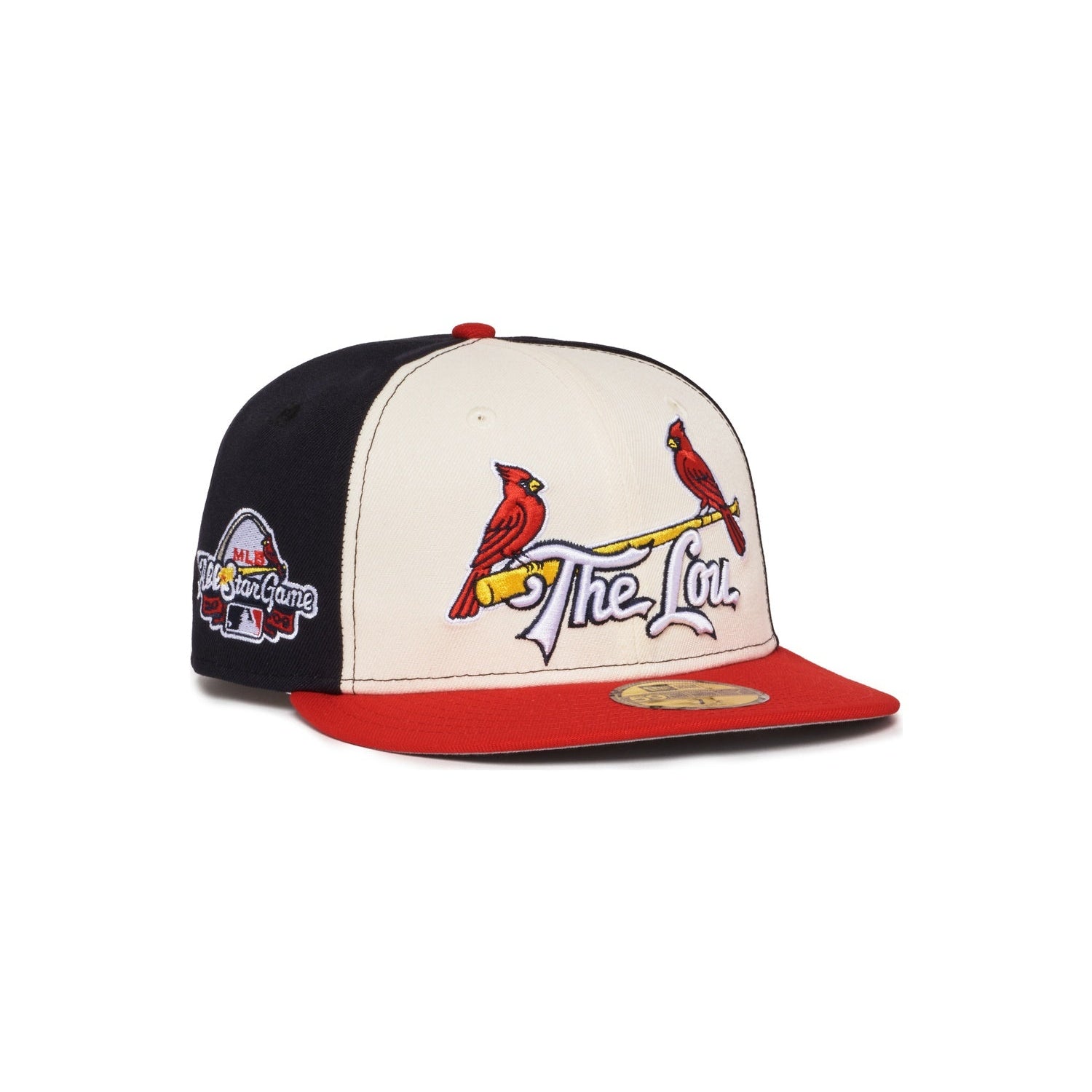 St. Louis Cardinals Tri-color Creme Red Navy 2009 ASG