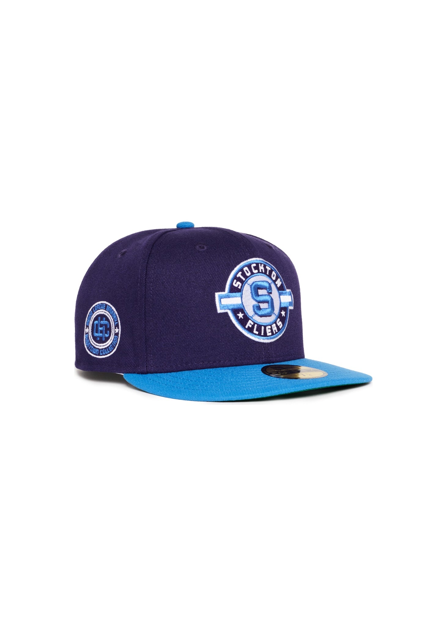 Stockton Fliers Purple and Electric blue