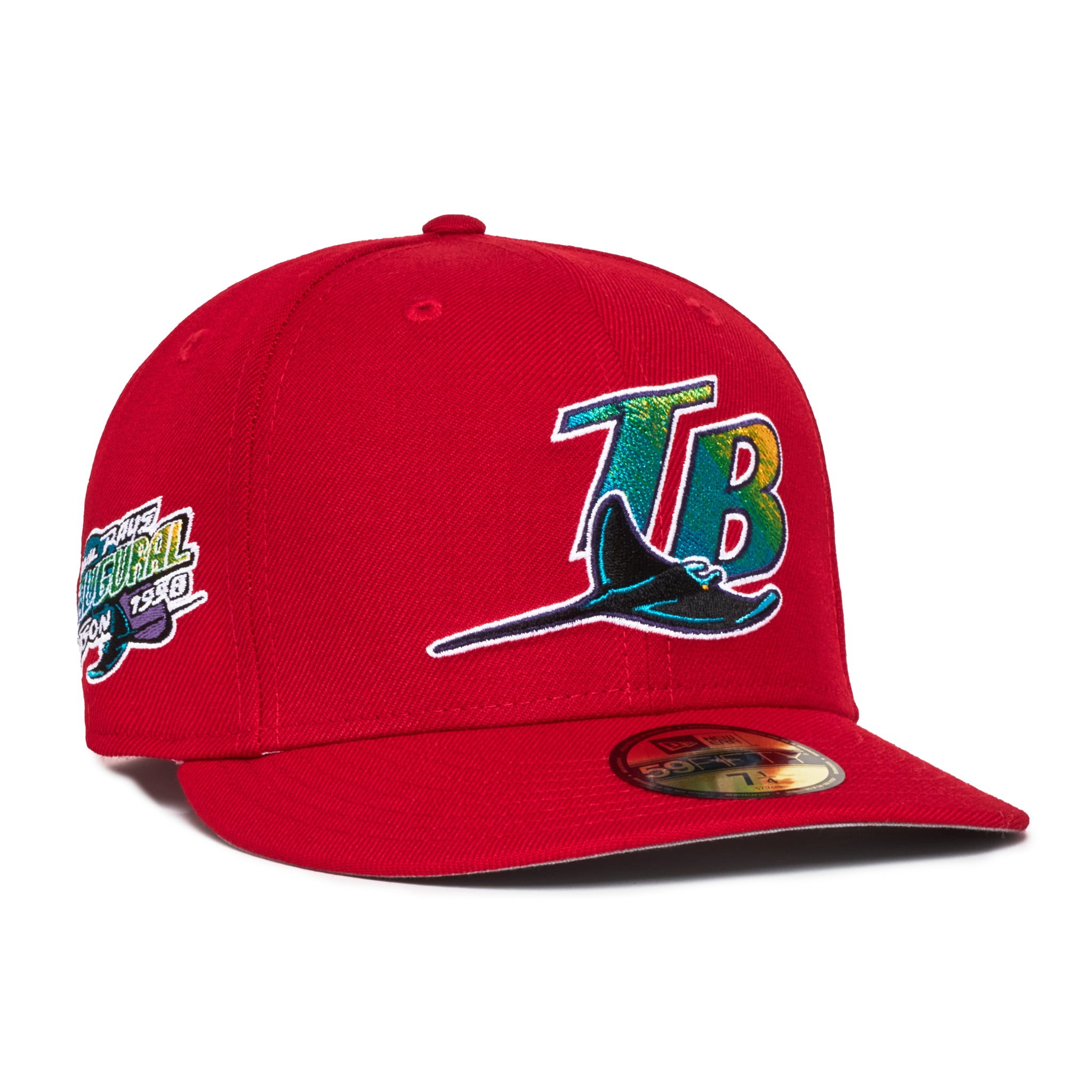 Tampa Bay Rays Red 1998 inaugural Season Grey uv