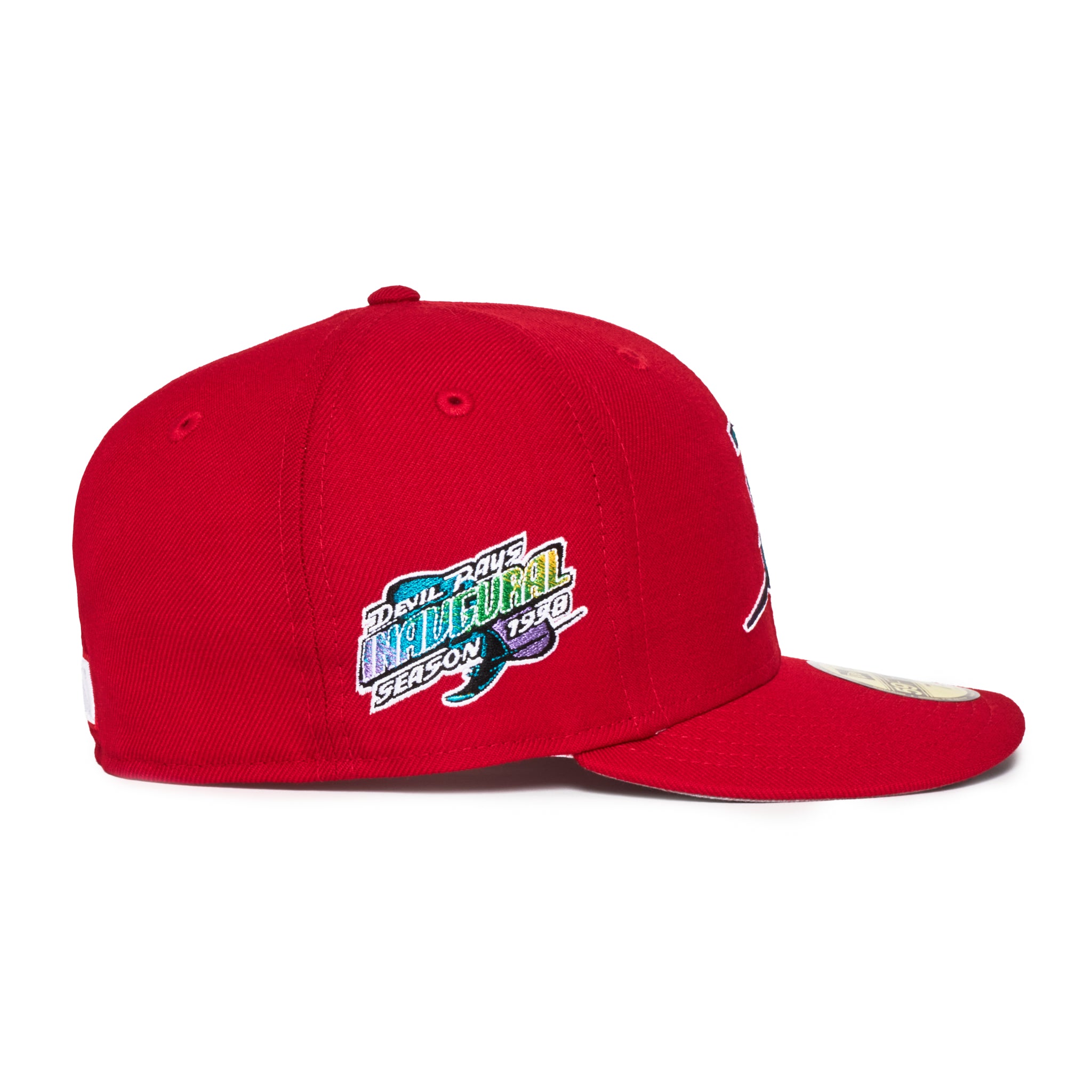Tampa Bay Rays Red 1998 inaugural Season Grey uv
