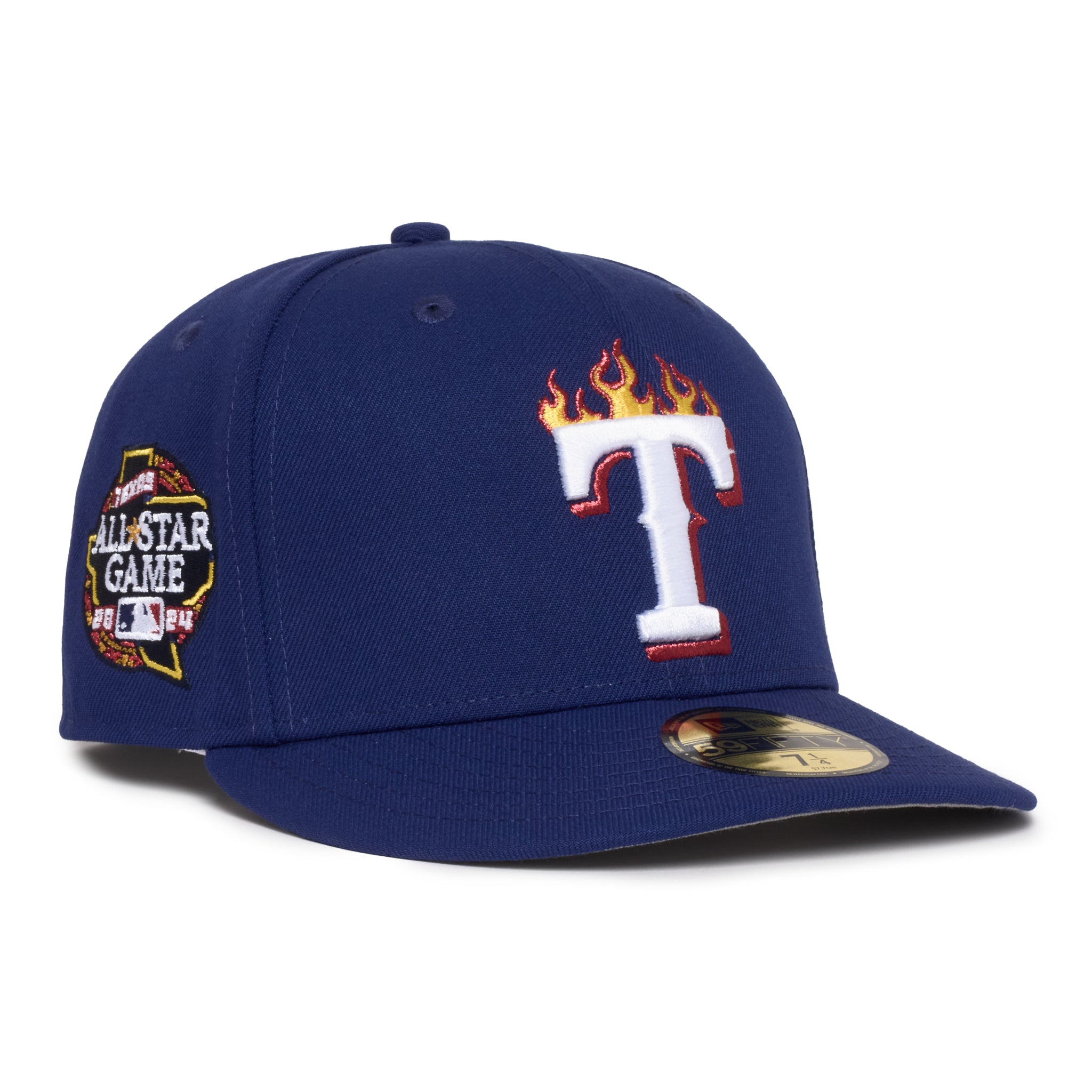 Texas Rangers Royal Flame Logo 2024 All Star Game