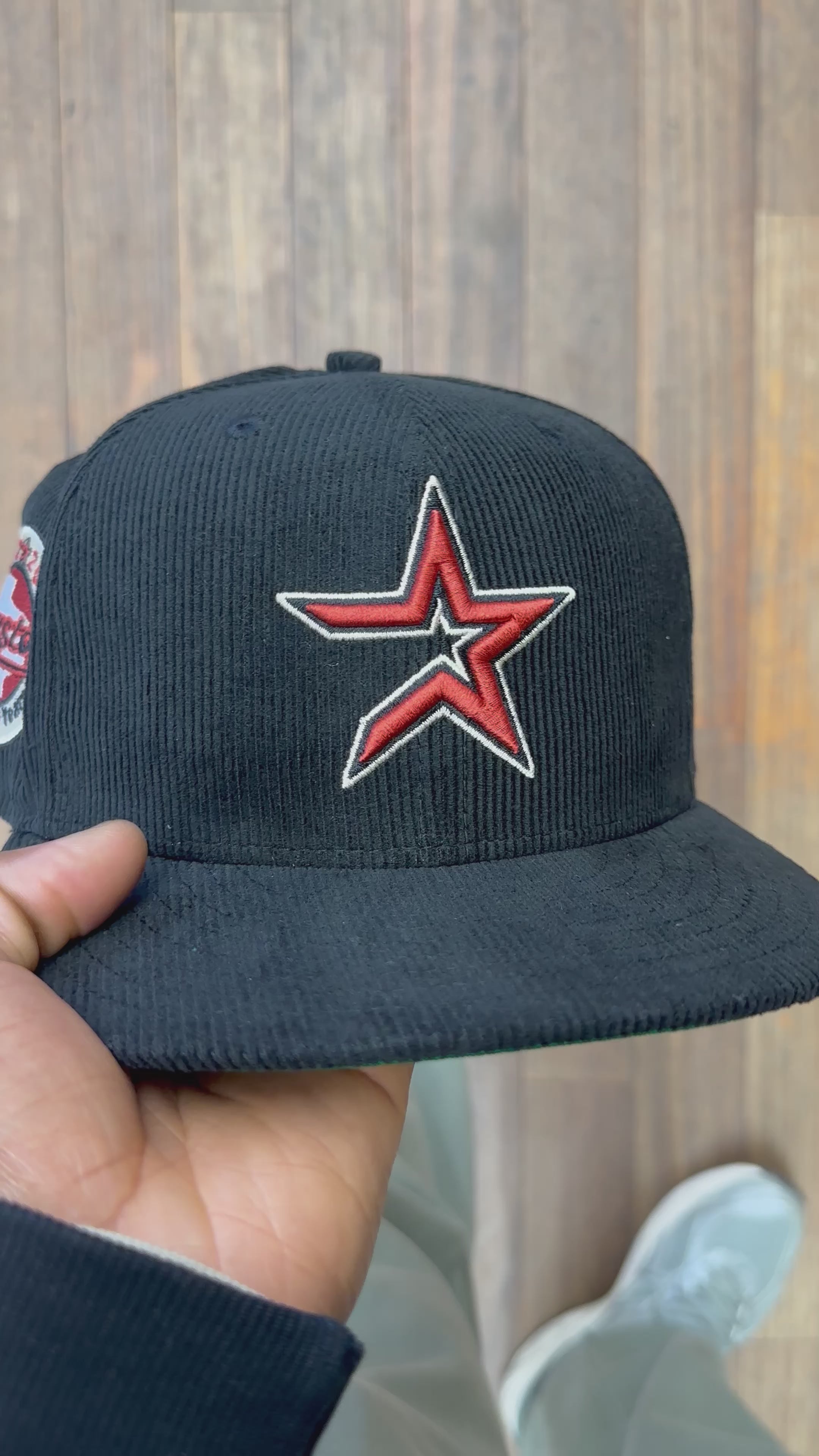 Houston Astros All Black Corduroy 45 Years