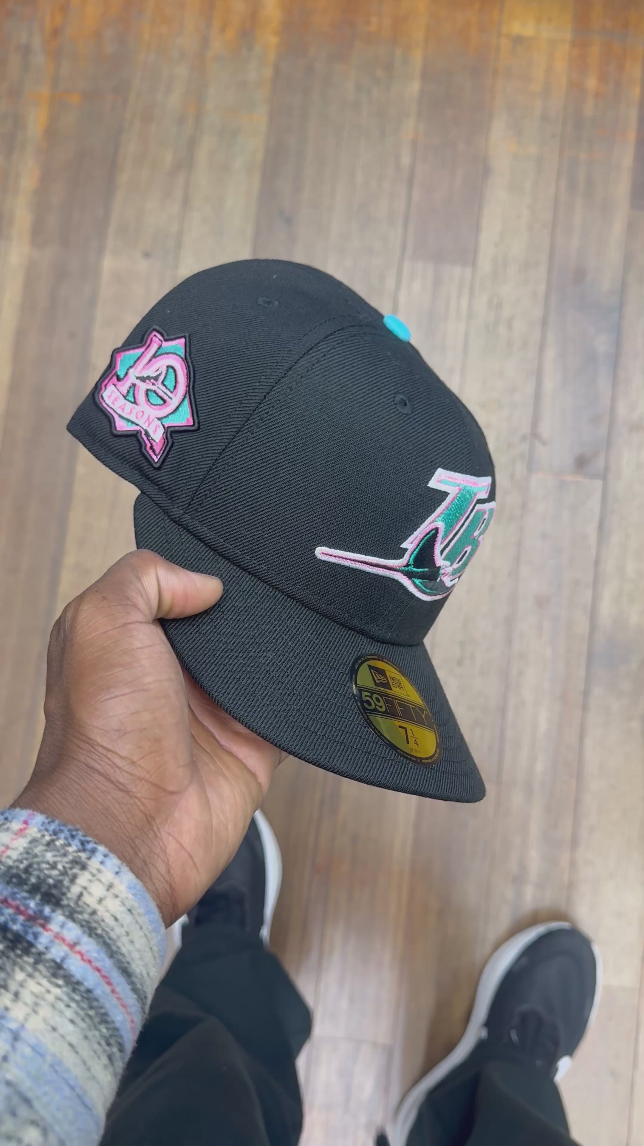Tampa Bay Rays Black South Beach 10 Seasons Grey UV