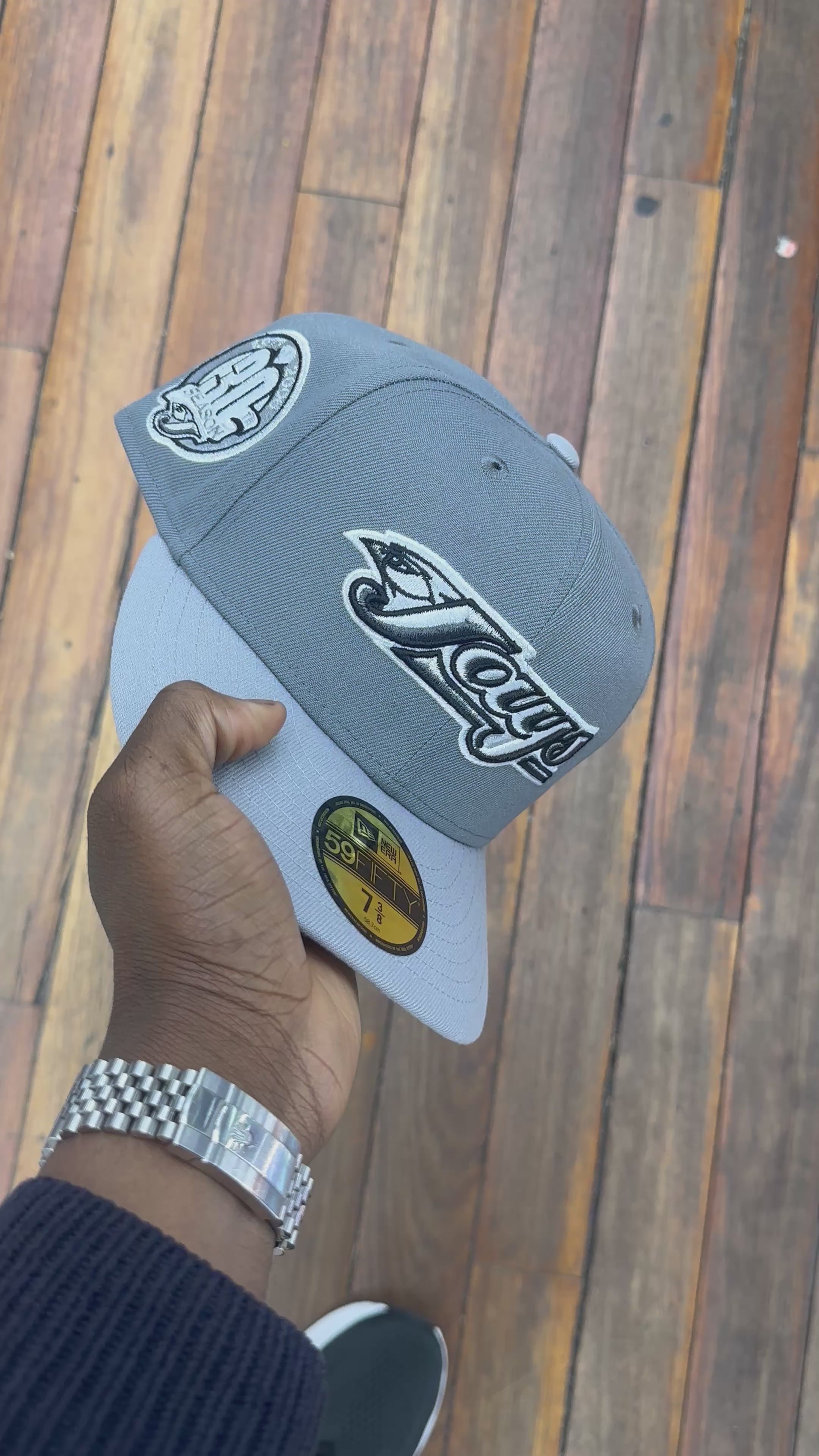 Toronto Blue Jays Dark Grey and Grey 30Th Anniversary