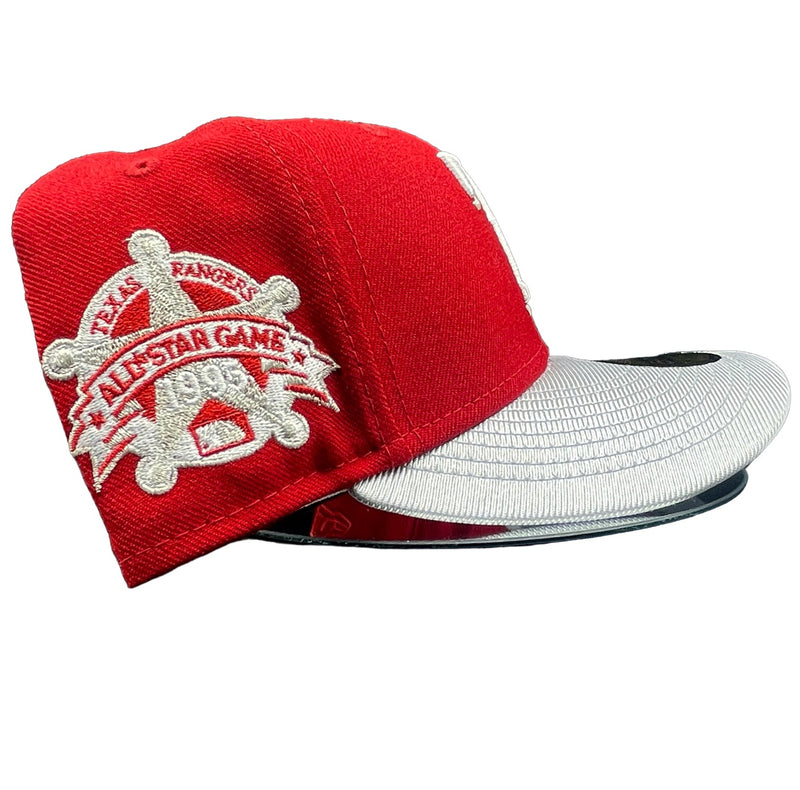 Texas RANGERs RED METALLIC GREY UV