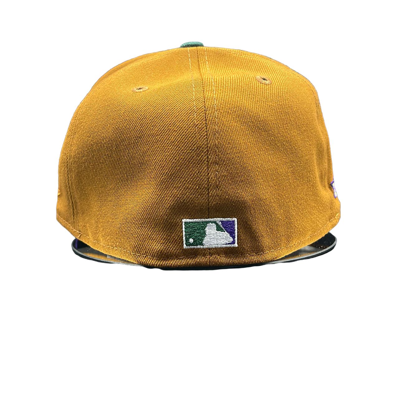 Oakland Athletics Wheat & Purple Stomper Logo 40 Years