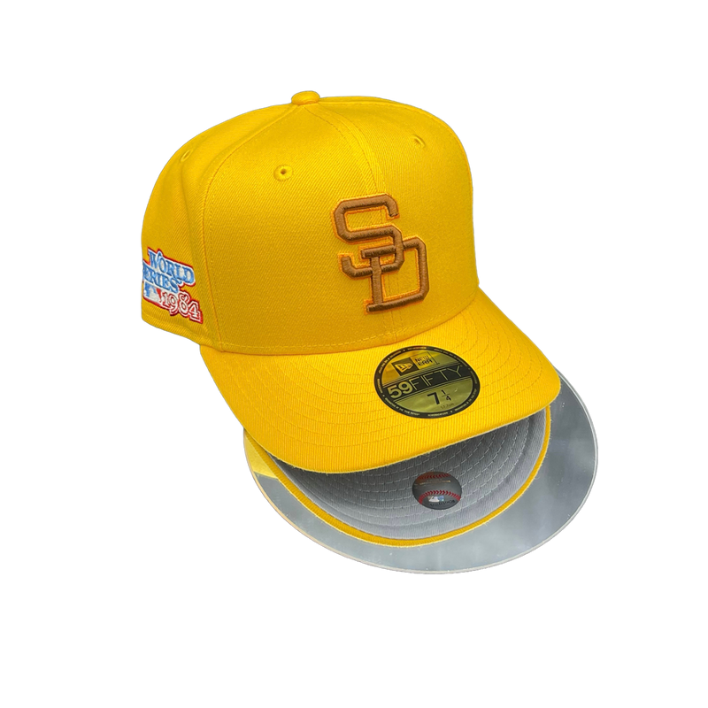 SAN DIEGO PADRES AGOLD YELLOW GREY UV 84