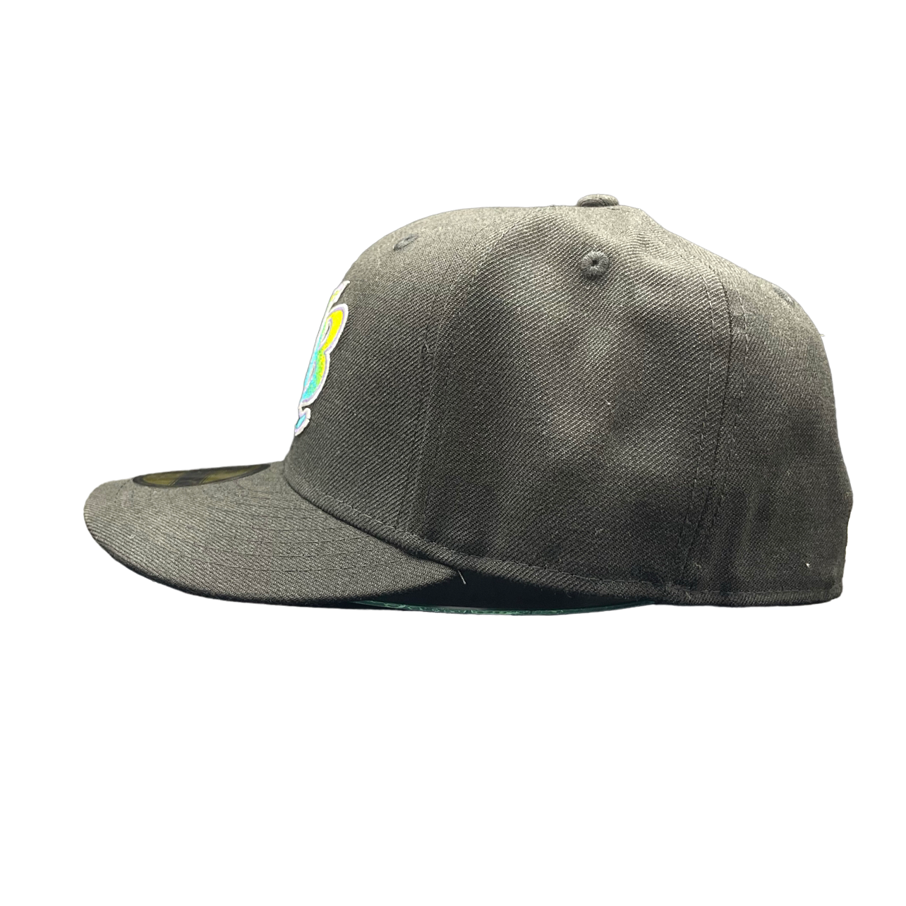 Tampa Bay Rays All Black Grey UV No Patch