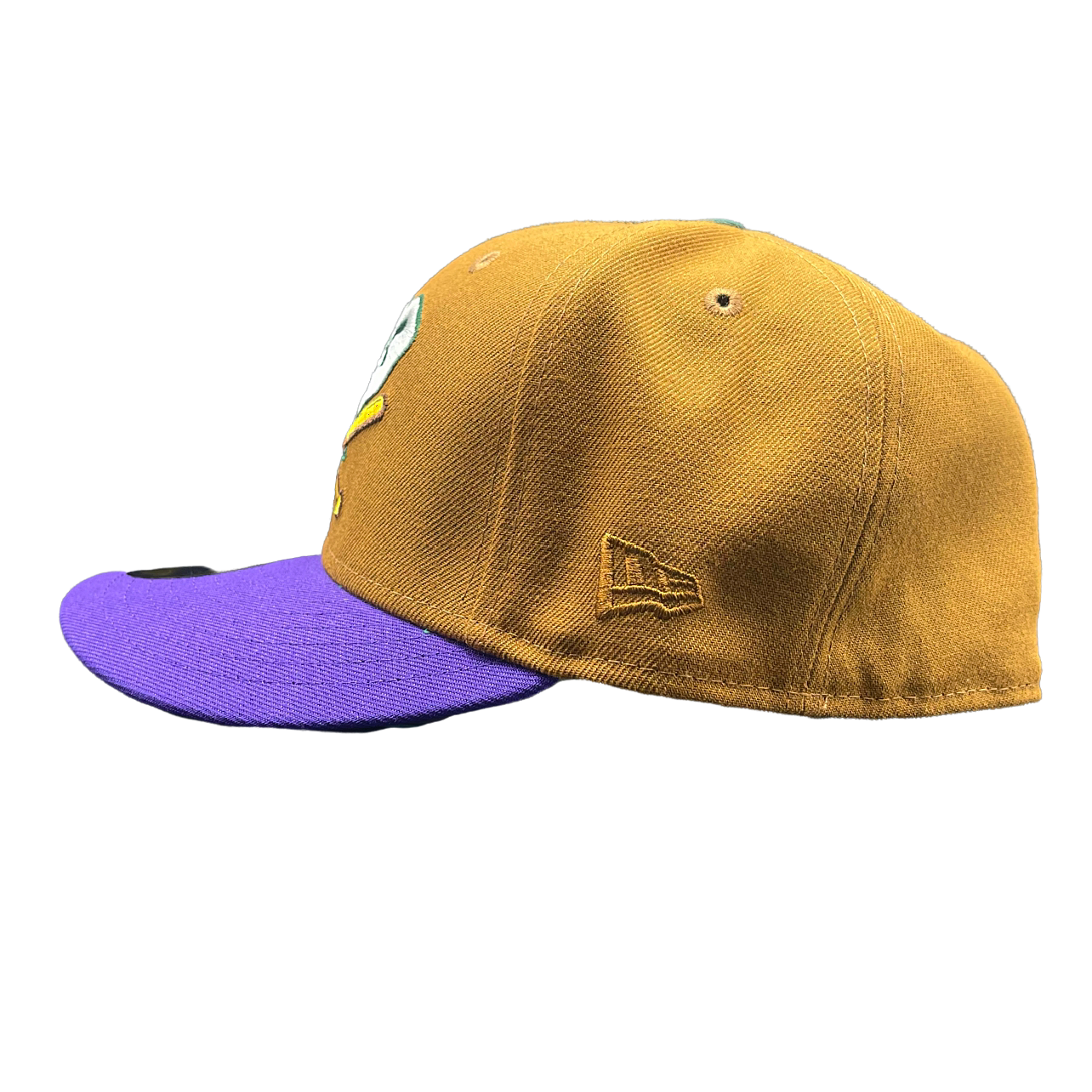 Oakland Athletics Wheat & Purple Stomper Logo 40 Years