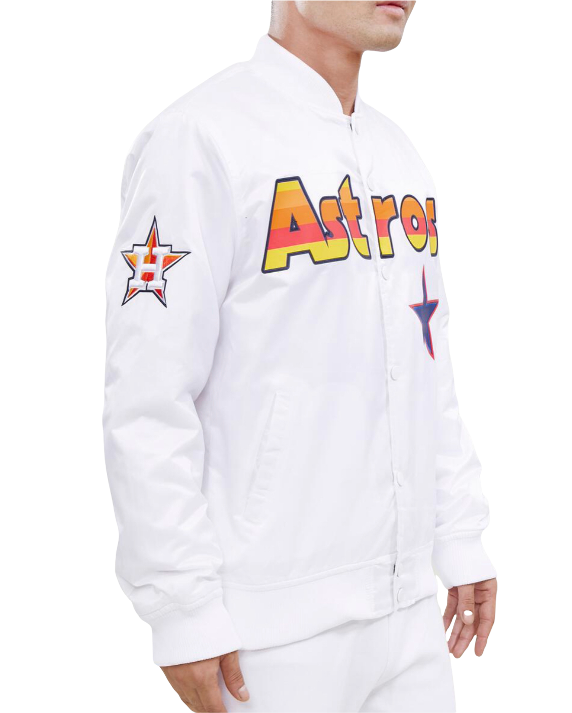 HOU. ASTROS SATIN JACKET
